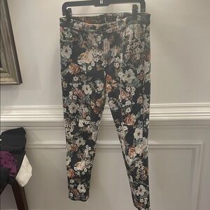 7 For All Mankind Black and White Skinny Jeans
